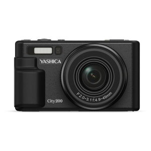 YASHICA City 200 �f�W�^���J����(�u���b�N)