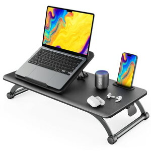 SAIJI�X�^���f�B���O�f�X�N���m�[�g�p�\�R�����~���e�[�u���y��6�i�K�܏�݃e�[�u������V�T�C�Y56.8x28cm���~�͈�12~42cm�֗��Ȏ��[�g���s�v�p�x���߉\�ȃ��b�v�g�b�v�X�^���h�t��