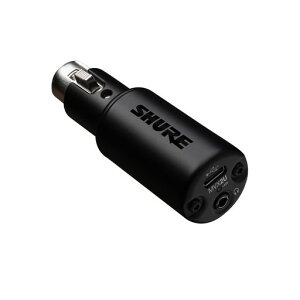 SHURE �V���A MVX2U �f�W�^���I�[�f�B�I�C���^�[�t�F�[�X �w�b�h�z���o�͕t��XLR-USB�ϊ��A�_�v�^�[ : �_�C�i�~�b�N�}�C�N/�R���f���T�[�}�C�N/�z�M(�X�g���[�~���O) / �{�[�J���E�y��^��(���c