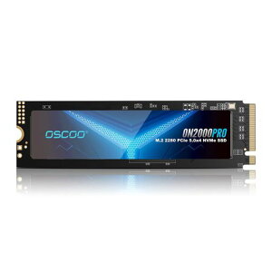 OSCOO 2TB NVMe Gen 5.0 SSD�A�ő�14,000MB/s�A3D TLC NAND�ADRAM�L���b�V���A�O���t�F���q�[�g�V���N���ځAM.2 NVMe PCIe 2280 Gen5x4