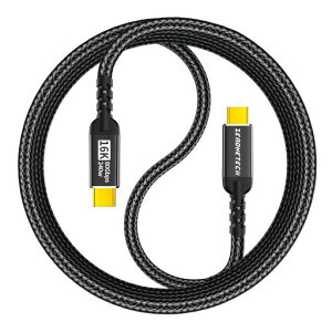 ZeroneTeck Thunderbolt 5 �P�[�u�� USB4 80Gbps 240W 16K/8K 1M