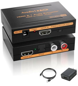 avediolinks4K@120HzHDMI2.1��������8K@60Hz���f�W�^���I�[�f�B�I�A�i���O�o�̓T�E���h������SPDIF+RCA����L/R�o��HDMI�������z��f�W�^���I�[�f�B�I