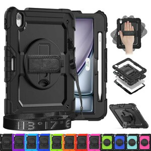 �u�����X�N���[���v���e�N�^�[�vDoo iPad Air 11�C���` �P�[�X M4 ��8����/M3 ��7����/M2 ��6����Ή� �V�����_�[�P�[�X 360°��]�L�b�N�X�^���h �n���h���E�V�����_�[�x���g�t�� �y�����[�t�� P�c