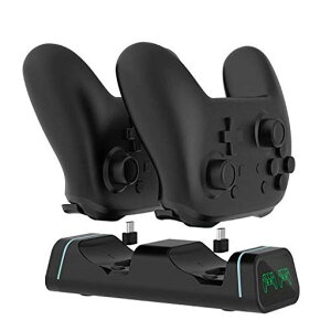 SwitchPro/PS5�R���g���[���[�[�d�X�^���h�u������SwitchProPlayStation5�f���A���Ή��Q�[���R���\�[���Q�[���p�b�h�A�N�Z�T���pLED�w�������v�t������~�߃}�b�g