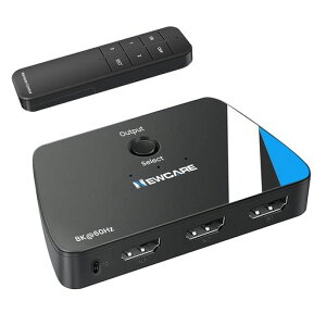 �y�����R���t���zNEWCAREHDMI�ؑ֊�3����1�o��8K@60Hz/4K@120Hzhdmi�Z���N�^�[HDR10+DolbyHDCP2.3VRR3D�Ή��X�C�b�`�蓮�E�����؂�ւ�SwitchPS5/4XboxTV