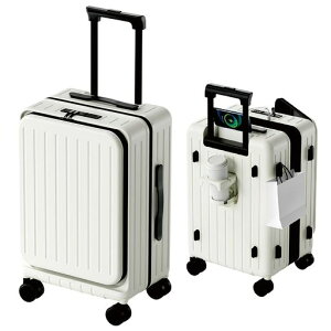 [RTmoni]�X�[�c�P�[�X�L�����[�P�[�X�@���������݉��y�ʃt�����g�I�[�v���ЊJ����e�ʑ��@�\(USB�|�[�g/�g���@�\/�J�b�v�z���_�[/�t�b�N)�n�[�h�g�����[�ϏՌ�360°��]�̃L���X�^�[TSA���c