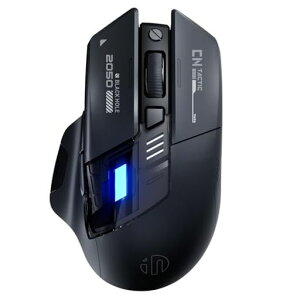 INPHIC A9 Explorer ���C�����X�}�E�X(�m�[�g�p�\�R���p)�A2.4G/Bluetooth 5.0�ARGB���C�e�B���O�A2400DPI�A�d�r�c�ʕ\���AType-C�[�d,����