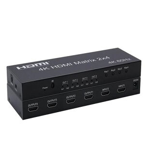 2.0HDMI�}�g���b�N�X4x4/4X2�A4K60Hz1080p(RGB/YUV4:4:4)�X�C�b�`�X�v���b�^�[4����4�o�̓R���o�[�^�[RS232EDID�X�C�b�`(2.0HDMI�}�g���b�N�X2x4)