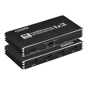 J-Wonlyus8K@60HzHDMI2.1���z��1����3�o��4K@120Hz1080P@240HzHDCP2.3VRR/HDR10/48Gbps/�e���r/PS5/Xbox�Ή�-�f���A�����j�^�[�����o�͐�p