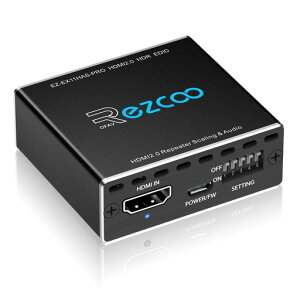 EZCOOHDMI����������4K60Hz4:4:4HDCP2.2CEC�Ή���������(SPDIF�E5.1Ch�E���f�W�^���E�X�e���I�ER/L�E3.5mm�����o��)�o��EDIDDIP4K�E�������1080P�_�E���X�P�[��HDMI