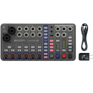 ZOOM(�Y�[��) L6 �f�W�^���~�L�T�[ 32bit�t���[�g�^�� 10ch �u���b�N �z�M��^