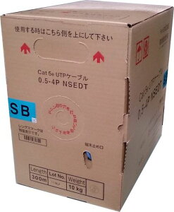 ���{���� Cat5e LAN�P�[�u��(300m����) NSEDT 0.5mm-4P ��