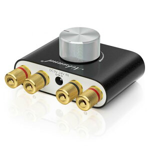 Nobsound NS-01G MAX Mini Bluetooth Amplifier: HIFI �f�W�^�� �p���[�A���v �ƒ� & �� & �D���X�s�[�J�[�p 100W x2 �A�N�e�B�u�T�u�E�[�t�@�[�p ���C�����X �I�[�f�B�I ���V�[�o�[