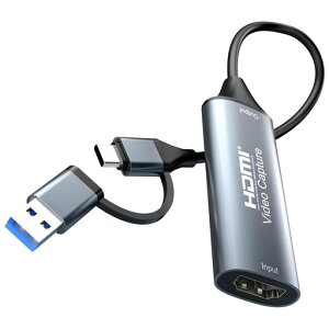 HDMI�L���v�`���[�{�[�hSwitch/UVC�Ή�4K@30Hz4K����&1080P�o��TypeC&USBA&USBC2in1TypeC���^�y�ʃL���v�`���r�f�I�^��Q�[���^�惉�C�u�z�MPS5iPadiPhone