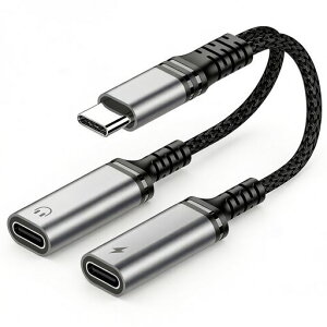USB-C ��� �ϊ��A�_�v�^ PD60W �����[�d�Ή� DAC���� �n�C���]���� �^�C�vC �C���z���ϊ��A�_�v�^ �[�d���Ȃ���C���z���g�p�\ �ʘb�E���ʒ��ߑΉ� ���ϋv �i�C�����҂� iPhone16/iPad/Android�ȁc