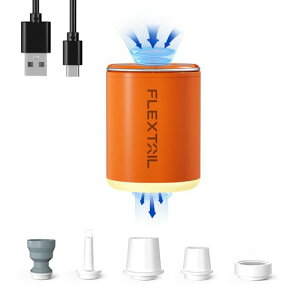 FLEXTAILGEAR Tiny Pump 2X �G�A�|���v �d���|���v �g�у|���v 4kPa�C�� 1300mAh USB�[�d�� �Ɩ����C�g�t�� �e���g���C�g �L�����v���C�g ��C���� ��C���� ������ �C���t���[�^�[�}�b�g �G�A�}�b�g �c