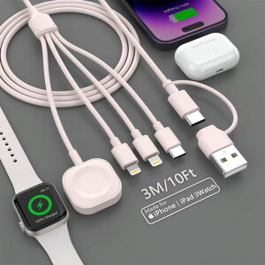 �y2025�V�o��z�[�d�P�[�u��4in1�[�d�R�[�h�}���[�dUSBType-C/lightning*2/Watch1�{4��4�䓯���[�dAppleWatch�[�d�P�[�u��iPhone/AppleWatchSeries