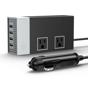 TAGEEBLU200W�C���o�[�^�[12v100v�ԃC���o�[�^�[�V�K�[�\�P�b�g�R���Z���gDC12V��AC100V�ɕϊ�USB4�|�[�g����12V�Ԑ�p�J�[�C���o�[�^�[