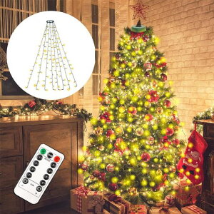 CHMKSTCLED�C���~�l�[�V�������C�g�N���X�}�X�c���[���胉�C�g2M*8�{280�d���X�g�����O���C�g�h���[�v���C�g�t�F�A���[���C�gLED�d��USB�������R�����䃁�����[�@�\8��_�����[�h�^�C�}�[�@�c