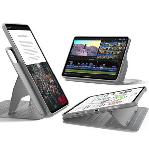 ESR iPad Pro 11�C���` �P�[�X(M5/M4�A2025/2024)��p ��O���\�ȃ}�O�l�b�g�J�o�[�t����]���P�[�X �c����/�������X�^���h 6�i�K�̊p�x���߉\ Pencil Pro/USB-C�Ή� Shift�V���[�Y �O���[
