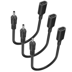 Varbmt3.5mm*1.35mmUSB-CDC�d��PD�[�d�P�[�u��15W(5V-3A)�}���[�dUSBTypeCPDtoDC�ϊ��P�[�u������30cm�}���[�d���d�ی�ϔM�ϊ��ϖ���