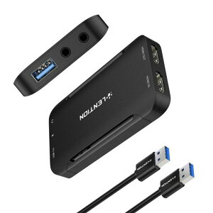 LENTION HDMI �L���v�`���[�{�[�h 1080p60HZ USB3.0 �Q�[���L���v�`���[ �r�f�I�L���v�`�� Switch/PS4/Xbox One�Ή� Windows/Linux/Mac OS X �Q�[���z�M �e�����[�N Web��c