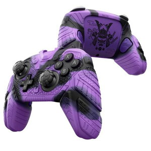 PlayVital Switch2 Pro�R���g���[���[�Ή� �V���R�����O���b�v�J�o�[ ����~�ߎd�l �X�C�b�`2�v���R���Ή��w�ʃ{�^���L���b�v&�T���X�e�B�b�N�L���b�v&�X�e�b�J�[�t��-Samurai Armor�y���C�g�p�[�c