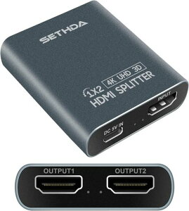 HDMI2.0���z��X�v���b�^�[1����2�o��2��ʓ����o��4k@60Hzhdr3D1080PPS5PS4PS4ProXboxBDPlayerFireTVStick�Ή�FD121