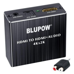 BLUPOW4K30HzHDMI����������(���f�W�^���E3.5mm�X�e���I�����o��)�f�W�^���I�[�f�B�I�E�T�E���h�����������z��2160P�EHDCP1.4�E3D�Ή�PS4Slim�EFireTV�ESTB�ȂǑΉ�VA83