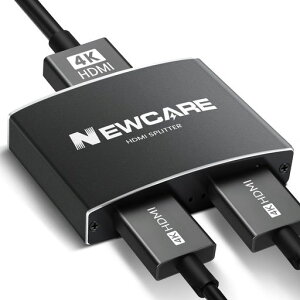 NEWCAREHDMI���z��1����2�o��4KHDMI�X�v���b�^�[�����o�́y1.2m����HDMI�P�[�u���t���z3DHDCP1.4�Ή�HDMI���HDMIsplitterXBOX/PS5/HDTV/DVD�v���[���[�ɓK�p