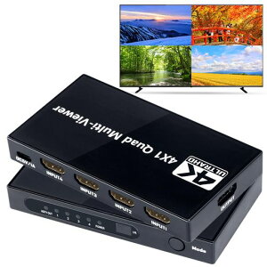 ELEVIEW4K�}���`�r���[���[HDMI��ʕ����ؑ֊�4����1�o��4�����\��(PBP)HDMI�X�C�b�`���[�V�[�����X�u���ɐ؂�ւ����C�u�z�M��Web��c�E���ƁE�C�x���g�ȂǂɊ��p�����R���t��EHD-707N
