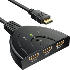 HDMI���z��ؑ֊�4Kx2K�Z���N�^�[3����1�o��HDMI�d���s�v�����b�L�R�l�N�^����1080p/3D�Ή�(���X�E�������I�X)PS3Xbox3D�Ή��t���e���rTV���j�^�[�Ȃǂ̑Ή�