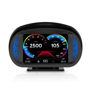 HUAJUN�X�s�[�h���[�^�[��obd2���[�^�[gps���x�v�w�b�h�A�b�v�f�B�X�v���C���@�\�����\���d���v�����v�R���v��]�v���x�v�Ԏ����ԌX�Όv�ߑ��x�x�����ړ��{�������
