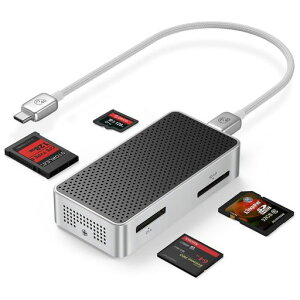 ORICO40Gbps�J�[�h���[�_�[�yCFexpressTypeB/CFexpressTypeA/SD/TF�z8K�r�f�I�Ή�4-in-1�����ǂݎ��A���~&Ice-Skin���MSony/Canon/Nikon/Fuji�Ή�