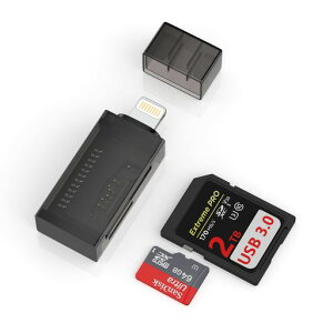 OcbuoSD�J�[�h���[�_�[Lightning�}�C�N��SD�J�[�h���[�_�[2in1iPhone�����f�[�^�ڍsiPad�J�[�h���[�_�[�f�W�J��iPhone�]���ʐ^/�r�f�I/Word/Excel/PDF/PPT�o���������f�[�^�]���ݒ�s�v