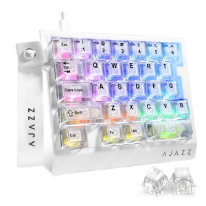 AJAZZ AK029 �Ў�Q�[�~���O�L�[�{�[�h ���J�j�J���L�[�{�[�h ���s�b�h�g���K�[�Ή� 29�L�[�z�� �����Ή� 8000Hz�|�[�����O���[�g0.01mm RT���x 0.125ms����x�� �A���~�j�E�������v���[�g 5�w�����c