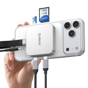 ORICO�}�O�l�b�g���J�[�h���[�_�[Magsafe�Ή��^�C�vcsd�J�[�h���[�_�[TF/SD�J�[�h3.0�����ǂݎ��3.5mm�I�[�f�B�I�|�[�g100WPD�}���[�dUSB-C5Gbps�����]��iphone�J�[�h���[�_�[