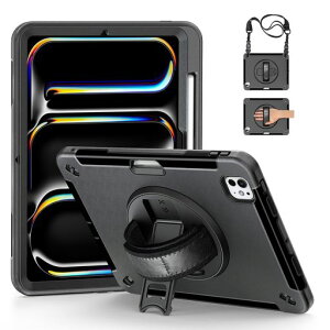 ZenRichiPadPro11�C���`M4/M5��p�P�[�X�ϏՌ����360°��]�X�^���h�y�����[�n���h&�V�����_�[�X�g���b�v�ی�t�B�����t���S�ʕی�2024/2025�K�i���������s�\