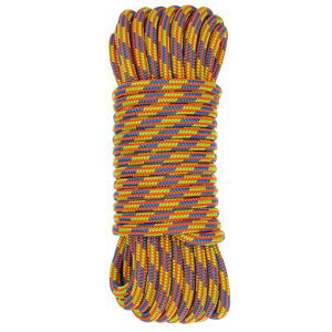 GM CLIMBING 24kN �_�u���u���[�h�\�� 10mm �A�N�Z�T���[�R�[�h �|���G�X�e���ƃi�C�����f�ގg�p 30M�J�b�g�T�C�Y �I�����W