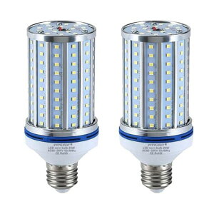 LED�R�[�����C�g �g�E�����R�V�^ 25W LED�d�� E26���� 2500LM 6000K 200W���M�d������ �����P�x �ȃG�l ������ �q�ɁE�[�ˁE���ԏ�E�ԌɁE�H��E�����K���[�W�ȂǂɑΉ�(������, 25W), (2��)