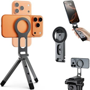 SODI�X�}�z�p�O�rMagsafe�ɑΉ��~�j�O�rVlog�X�^���h���ʃ}�O�l�b�g��tripodstand�莝���X�^���h���B��_�p�x�����\���E�c�u���I�����C����c���C�u�B�e�^��iPhone&Android�ɑΉ��\