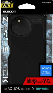 �G���R��AQUOSsense10(SH53F�ASH-M33)�P�[�X�J�o�[�ϏՌ��Ռ��z��ZEROSHOCK�n�j�J���\��4�p�_���p�[�J���������Y�ی�݌v�u���b�NPM-S253ZEROBK