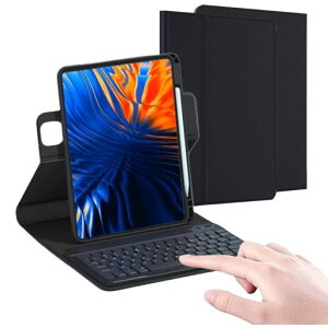 �c�u���L�[�{�[�h�P�[�X�p��iPadAir11�C���`(M3/M2)/Air��5/4����/Pro112022�����������P�[�X�ۂ��L�[���󂭂ڂ݃}�O�l�b�g�X�z�����y���V���[�d�����[�u���b�N