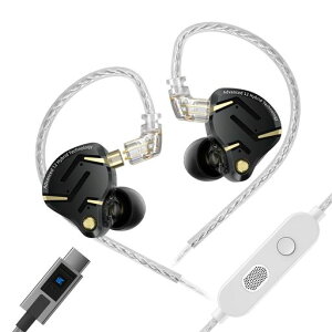 KZ ZS12 Pro 2 kz �C���z�� 1DD+5BA�n�C�u���b�h �Q�[�~���O�C���z���L�� �L���C���z�� �}�C�N�t�� �^�C�vc �����^�d�q�N���X�I�[�o�[��� HIFI���� usbc �Q�[���Ή� FPS���� �T�E���h�J�[�h 4���f�c