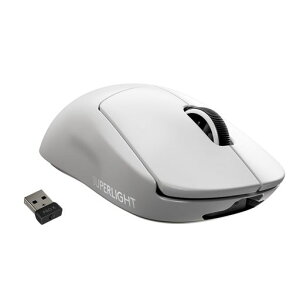 Logicool G PRO X SUPERLIGHT ���C�����X �Q�[�~���O�}�E�X G-PPD-003WL-WH �y�� 63g���� LIGHTSPEED HERO 25K�Z���T�[ POWERPLAY ���� �[�d �Ή� �Q�[�~���O �}�E�X �z���C�g PC
