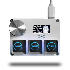 BTXETUEL SayoDevice O3C OSU �L�[�{�[�h ���s�b�h�g���K�[ �z�[���X�C�b�` ���C���j�A�X�C�b�` �L�[�{�[�h �m�u�ƃX�N���[���t�� �R�s�[�y�[�X�g �V���b�g�J�b�g �}�N�� �z�b�g�X���b�v �~�j�L�c