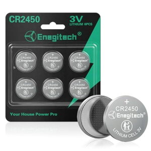 EnegitechCR2450���`�E���{�^���d�r�R�C���`CR24503V���`�E���d�r�����x�v�����R���d�q���f�W�^�����v�X�}�[�g���[�^�[���^�d�q�@��p�R�C���`�d�r(6�Z�b�g)