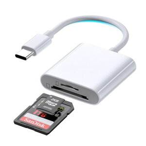 type-c�J�[�h���[�_�[SD�J�[�h���[�_�[2in1SDTF�J�����A�_�v�^USB3.00TG�@�\�ݒ�s�v�o���������f�[�^�]���ʐ^/�r�f�I/�t�@�C��SD/TF�J�[�h���Ή�i-Phone16/i-Pad