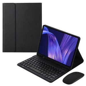 SENLAN �K�p 2025���f�� Galaxy Tab A11 + A11 Plus/Tab A9 Plus 11�C���`�p�̃L�[�{�[�h �P�[�X �}�E�X�t�� ���M�z���_�[�t�� �}�O�l�b�g ������ Bluetooth �L�[�{�[�h �J���[�L�[ �l�C