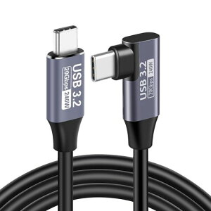 USB-C & USB-C �P�[�u�� 1.5M L�� 20Gbps�����f�[�^�]�� 240W PD�}���[�d 4K@60Hz�f���o�� USB3.2 Gen2x2 type-c to type-c �P�[�u�� MacBook Pro/iPad